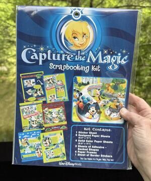 Disney Store Capture The Magic Scrapbooking Kit Disney Resort Disney World NEW